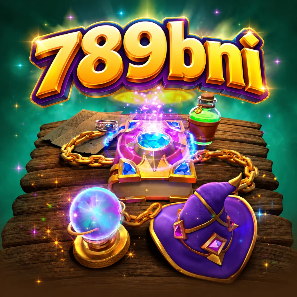 Logo 789bni bertema alkimia emas pada game Alchemy Gold